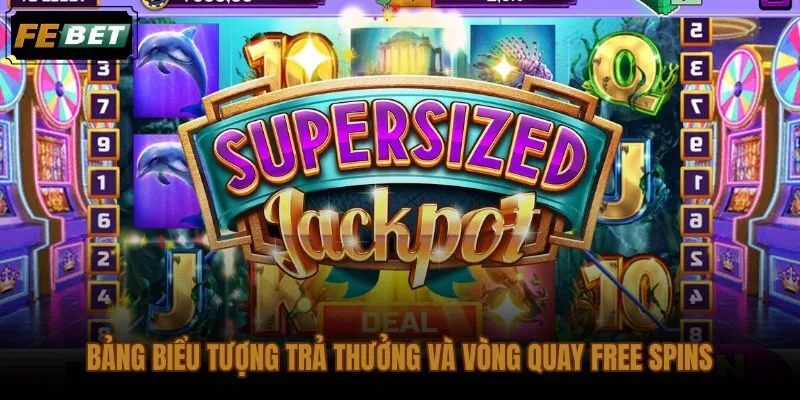 Bảng trả thưởng kho báu Aztec FEBET kèm giá trị từng nhóm biểu tượng