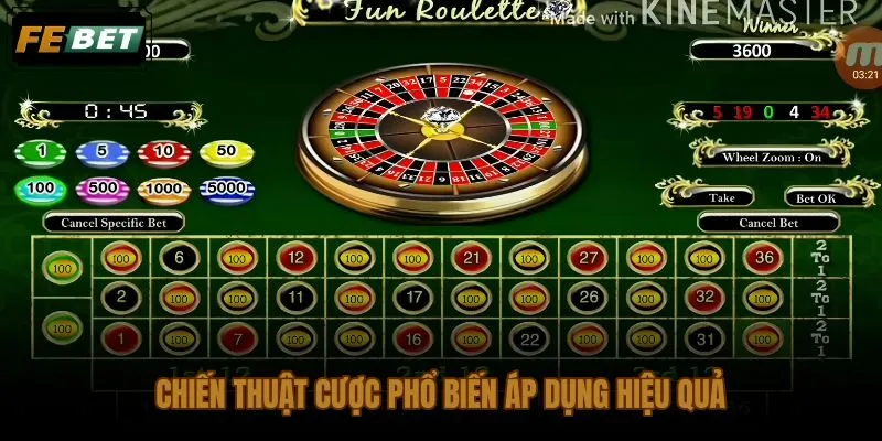 Kinh nghiệm chơi roulette live với chiến thuật đặt lệnh theo nhịp rõ ràng