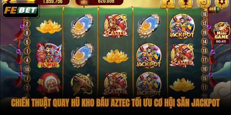Chiến thuật quản lý vốn phiên khi quay kho báu Aztec FEBET săn jackpot