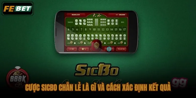 Cược sicbo chẵn lẻ FEBET với cách xác định tổng điểm xúc xắc
