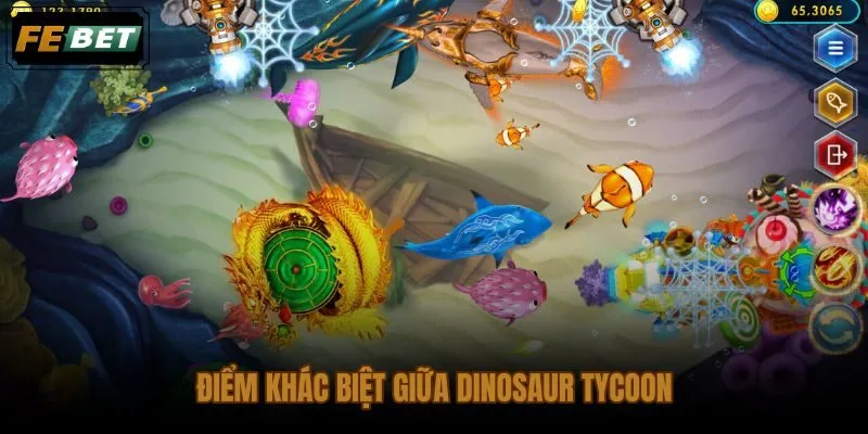 So sánh bắn cá Dinosaur Tycoon bản gốc và bản II về nhịp chơi