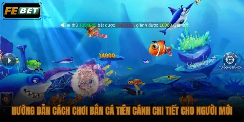 Các bước chơi game bắn cá tiên cánh dành cho người mới bắt đầu