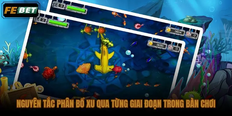 Mẹo bắn cá Jackpot Fishing với cách chia xu theo tỷ lệ giữ phiên lâu hơn