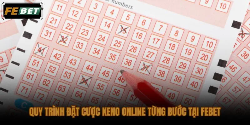 Các bước đặt cược keno trực tuyến từ đăng nhập đến xác nhận vé