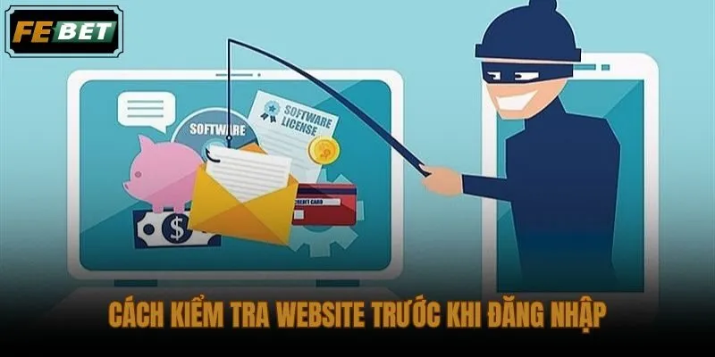 Nhận biết website giả mạo FEBET bằng cách đối chiếu đường dẫn